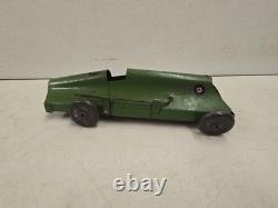 Antique 12.5 Tin Babs Land Speed Record Car Toy No. 10 Boattail Racer England