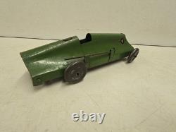Antique 12.5 Tin Babs Land Speed Record Car Toy No. 10 Boattail Racer England