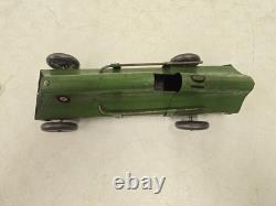 Antique 12.5 Tin Babs Land Speed Record Car Toy No. 10 Boattail Racer England