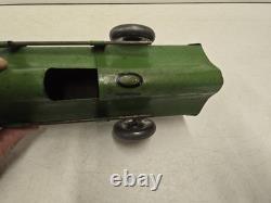 Antique 12.5 Tin Babs Land Speed Record Car Toy No. 10 Boattail Racer England