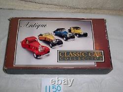 Antique Classic Car Collection 4 Die Cast Vehicle Set CS-YK 51011
