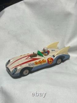 Aoshin ASC Mach GoGoGo Tin Toy Car Automobile Vehicle Made in Japan Vintage