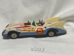 Aoshin ASC Mach GoGoGo Tin Toy Car Automobile Vehicle Made in Japan Vintage