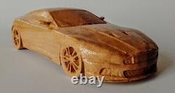 Aston Martin DBS 116 Wood Scale Model Car Vehicle Replica Oldtimer Vintage Toy