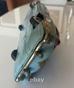 Authentic Marusan KOSUGE Cadillac Gray-Blue Tin Friction Toy Car 1950s Japan