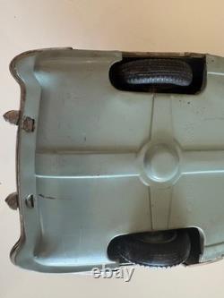Authentic Marusan KOSUGE Cadillac Gray-Blue Tin Friction Toy Car 1950s Japan