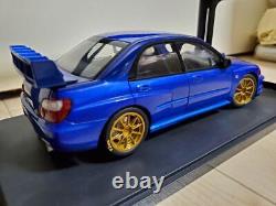 Auto Art Minicar 1/18 Scale Subaru Impreza Wrc Specification Wr Blue Vehicle