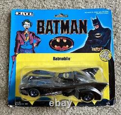 BATMAN-THE MOVIE 1989 ERTL Complete Die-cast Set Lot Of 8 On Cards