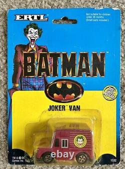 BATMAN-THE MOVIE 1989 ERTL Complete Die-cast Set Lot Of 8 On Cards