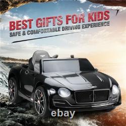 BENTLEY Style Kids Ride on Car 12V Child Toy Electric Remote Control LED MP3 US