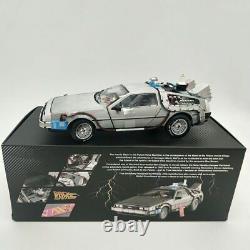 Back To The Future Vehicle 118 Time Machine DMC-12 Car Model Collectible Gifts