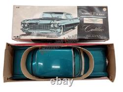 Bandai Baby Cadillac Sedan Tin Toy Car Vintage Battery Operated Vehicle with Box