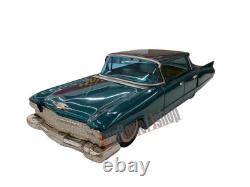 Bandai Baby Cadillac Sedan Tin Toy Car Vintage Battery Operated Vehicle with Box