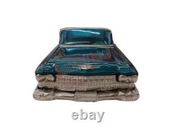 Bandai Baby Cadillac Sedan Tin Toy Car Vintage Battery Operated Vehicle with Box