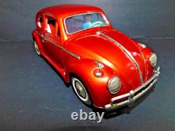 Bandai Vw Volkswagen Beetle Car Bump And Go Battery Op Toy W-box #960 Japan