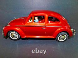 Bandai Vw Volkswagen Beetle Car Bump And Go Battery Op Toy W-box #960 Japan