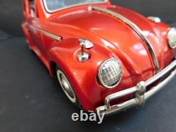 Bandai Vw Volkswagen Beetle Car Bump And Go Battery Op Toy W-box #960 Japan