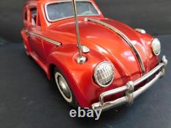 Bandai Vw Volkswagen Beetle Car Bump And Go Battery Op Toy W-box #960 Japan