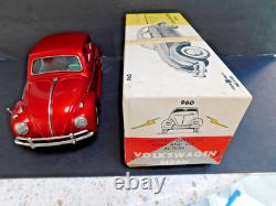 Bandai Vw Volkswagen Beetle Car Bump And Go Battery Op Toy W-box #960 Japan