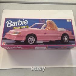 Barbie Pink Convertible Mustang 1993 ArcoToys Mattel #9337 NEW