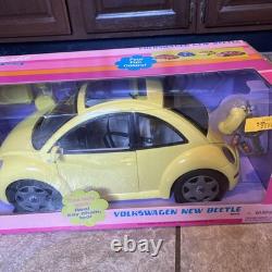 Barbie Volkswagen New Beetle Vehicle Yellow 2000 Mattel 27589 New I Box