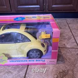 Barbie Volkswagen New Beetle Vehicle Yellow 2000 Mattel 27589 New I Box