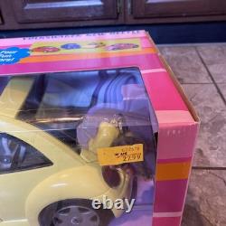 Barbie Volkswagen New Beetle Vehicle Yellow 2000 Mattel 27589 New I Box