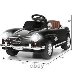 Battery Powered Car For Kids Ride On Toy 6V Electric Benz Toddler Vehicle New