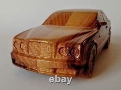 Bentley Brooklands Coupé 118 Wood Scale Model Car Vehicle Replica Oldtimer Toy