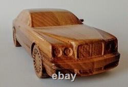 Bentley Brooklands Coupé 118 Wood Scale Model Car Vehicle Replica Oldtimer Toy