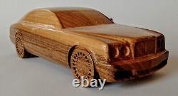Bentley Brooklands Coupé 118 Wood Scale Model Car Vehicle Replica Oldtimer Toy