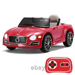 Bentley Style 12V Electric Ride On Car Kids Remote Control Toy Vehicle withMP3 LED