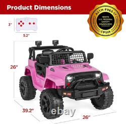 Best Choice Products 12V Kids Electric Vehicle Toy Ride on Car with Parent Remot