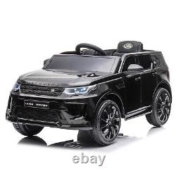 Black Ride on Car for Kids 12V Power Battery Electric Vehicles + Remote Control