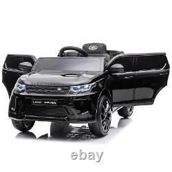 Black Ride on Car for Kids 12V Power Battery Electric Vehicles + Remote Control