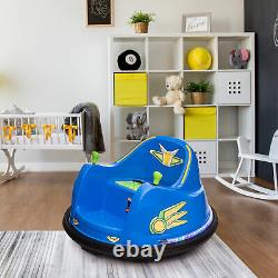 Blue 6V Kids Ride on Bumper Game Car Electric Vehicle 360 Degrees Spin Christmas