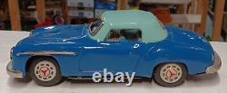 Blue Mercedes 300SL Toy Car, made in Japan Vintage