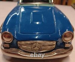 Blue Mercedes 300SL Toy Car, made in Japan Vintage