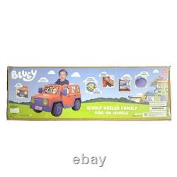 Bluey Heeler Family Vehicle 12-Volt Battery Powered Ride-On