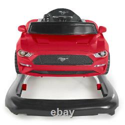 Bright Starts Ford Mustang 3-in-1 Baby/Toddler Walker Toys/Car Push 6-12m Red