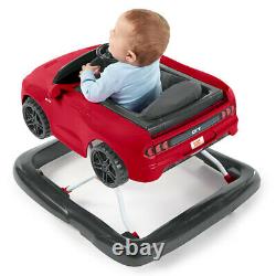 Bright Starts Ford Mustang 3-in-1 Baby/Toddler Walker Toys/Car Push 6-12m Red