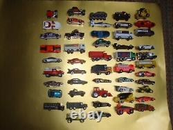 CASE #1 50 XF-MINTY HOT WHEELS VEHICLES With NEW CARRY CASE CONTEMPORARY MIX