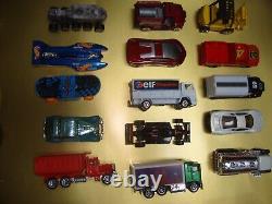 CASE #1 50 XF-MINTY HOT WHEELS VEHICLES With NEW CARRY CASE CONTEMPORARY MIX