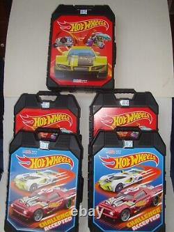 CASE #1 50 XF-MINTY HOT WHEELS VEHICLES With NEW CARRY CASE CONTEMPORARY MIX