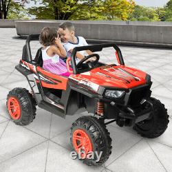 COLOR TREE 2 Seater Ride On Car 12V Truck Electric Vehicle RC Music & Light Gift