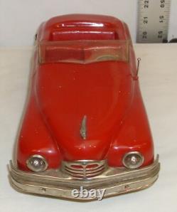 CONWAY CO. 1948 PACKARD CONVERTIBLE WIND UP TOY CAR works with key