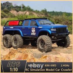 CROSSRC 1/10 6X6 AT6 RC Off-Road Vehicles 6WD Radio Control Crawler Cars Trucks