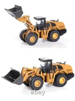 Car Simulation Vehicle Die-Cast Dump Truck Bulldozer Loader Excavator Toys 150