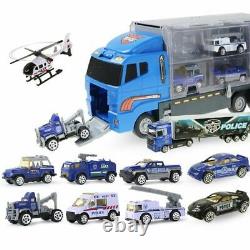 Car Toy Vehicles Model Car Carrier Truck With Ejection Function 11pcs/set Best G