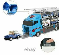 Car Toy Vehicles Model Car Carrier Truck With Ejection Function 11pcs/set Best G